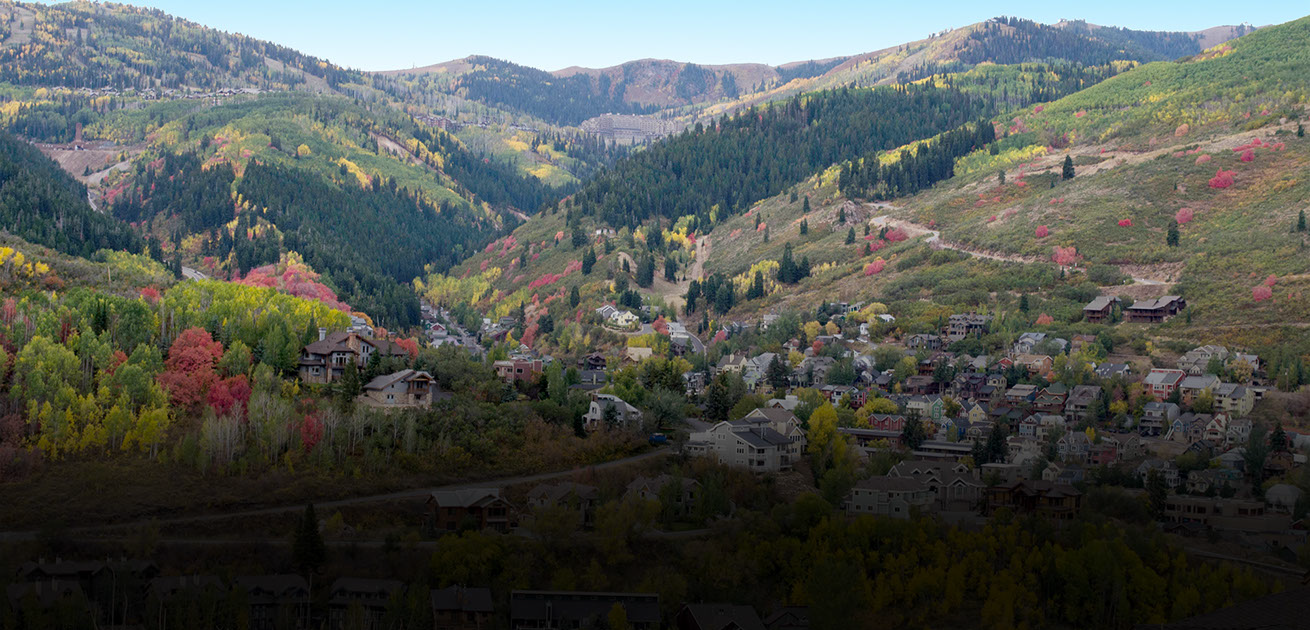 Park City Utah photo taken with the fall colors in their full glory